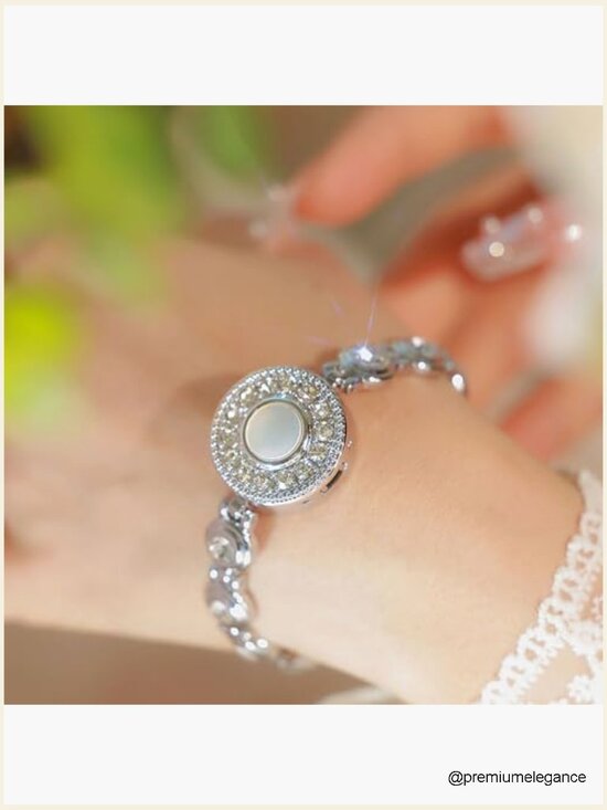Women\'s Elegant Diamond Dial Quartz Wrist Watch main image 5